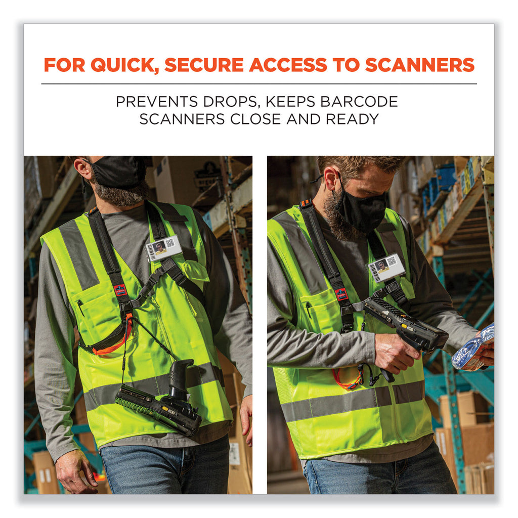 squids-3138-padded-barcode-scanner-lanyard-harness-33-arm-straps185-lanyardblack-orange-grayships-in-1-3-business-days_ego19189 - 5