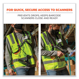 squids-3138-padded-barcode-scanner-lanyard-harness-33-arm-straps185-lanyardblack-orange-grayships-in-1-3-business-days_ego19189 - 5