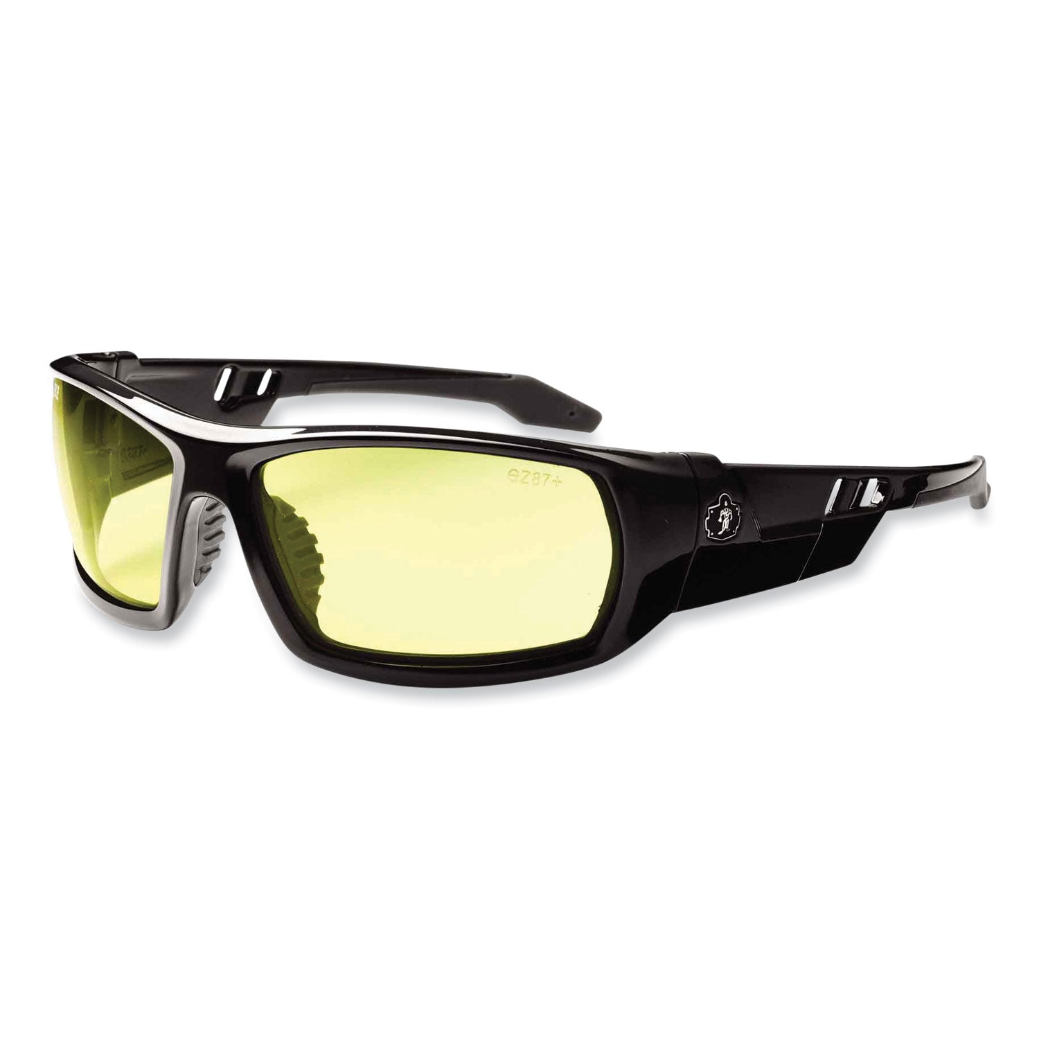 skullerz-odin-safety-glasses-black-nylon-impact-frame-yellow-polycarbonate-lens-ships-in-1-3-business-days_ego50050 - 1