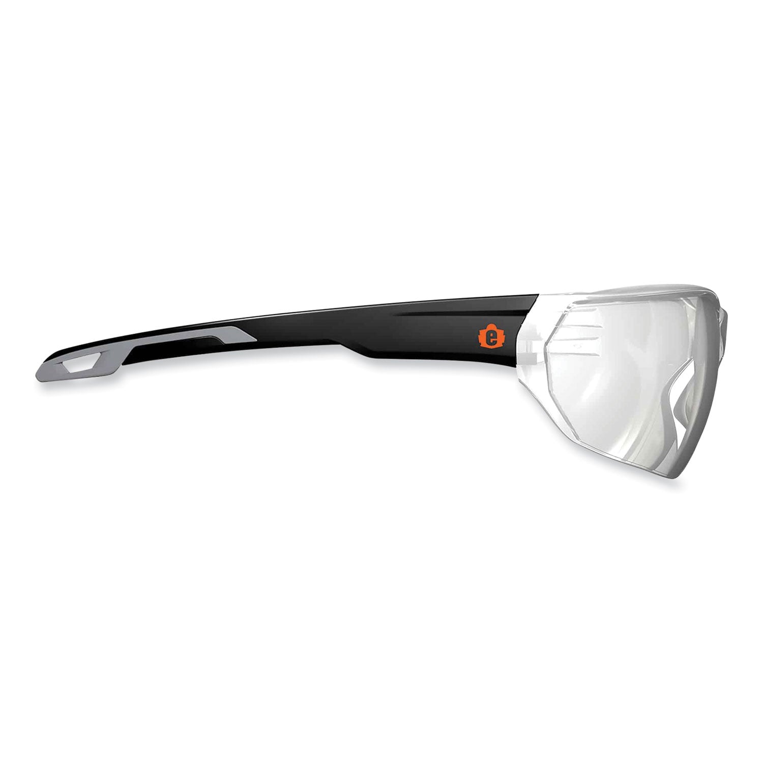 Skullerz Vali Frameless Safety Glasses, Black Nylon Impact Frame, Indoor/Outdoor Polycarb Lens, Ships in 1-3 Business Days