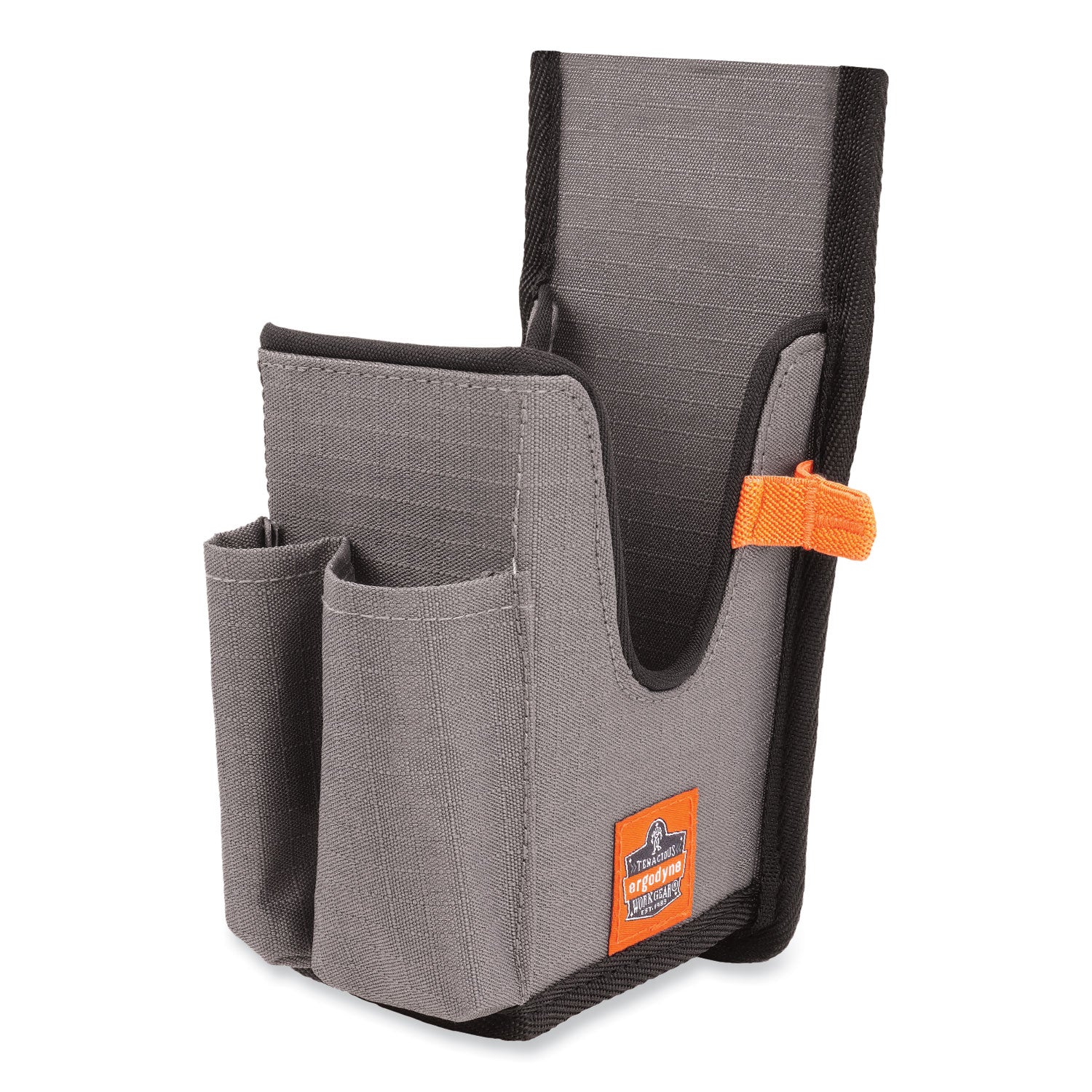 squids-5540-handheld-barcode-scanner-holster-with-belt-loop-large-275x35x8-polyester-gray-ships-in-1-3-business-days_ego19181 - 1