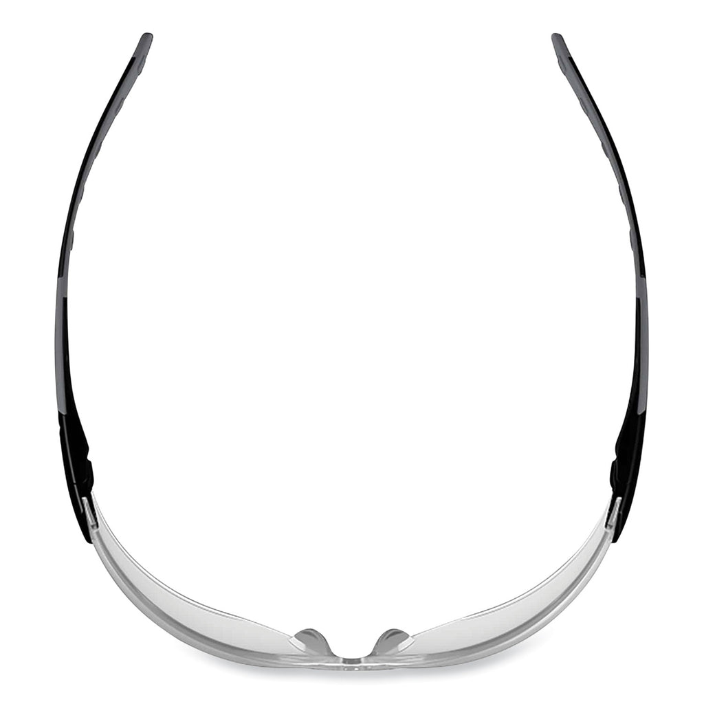 Skullerz Saga Frameless Safety Glasses, Matte Black Nylon Impact Frame, Clear Polycarbonate Lens, Ships in 1-3 Business Days