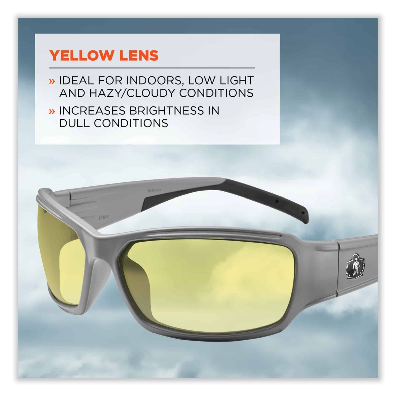 skullerz-thor-safety-glasses-matte-gray-nylon-impact-frame-yellow-polycarbonate-lens-ships-in-1-3-business-days_ego51150 - 6