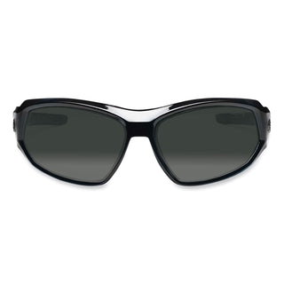 Skullerz Loki Safety Glasses/Goggles, Black Nylon Impact Frame,Polarized Smoke Polycarbonate Lens, Ships in 1-3 Business Days