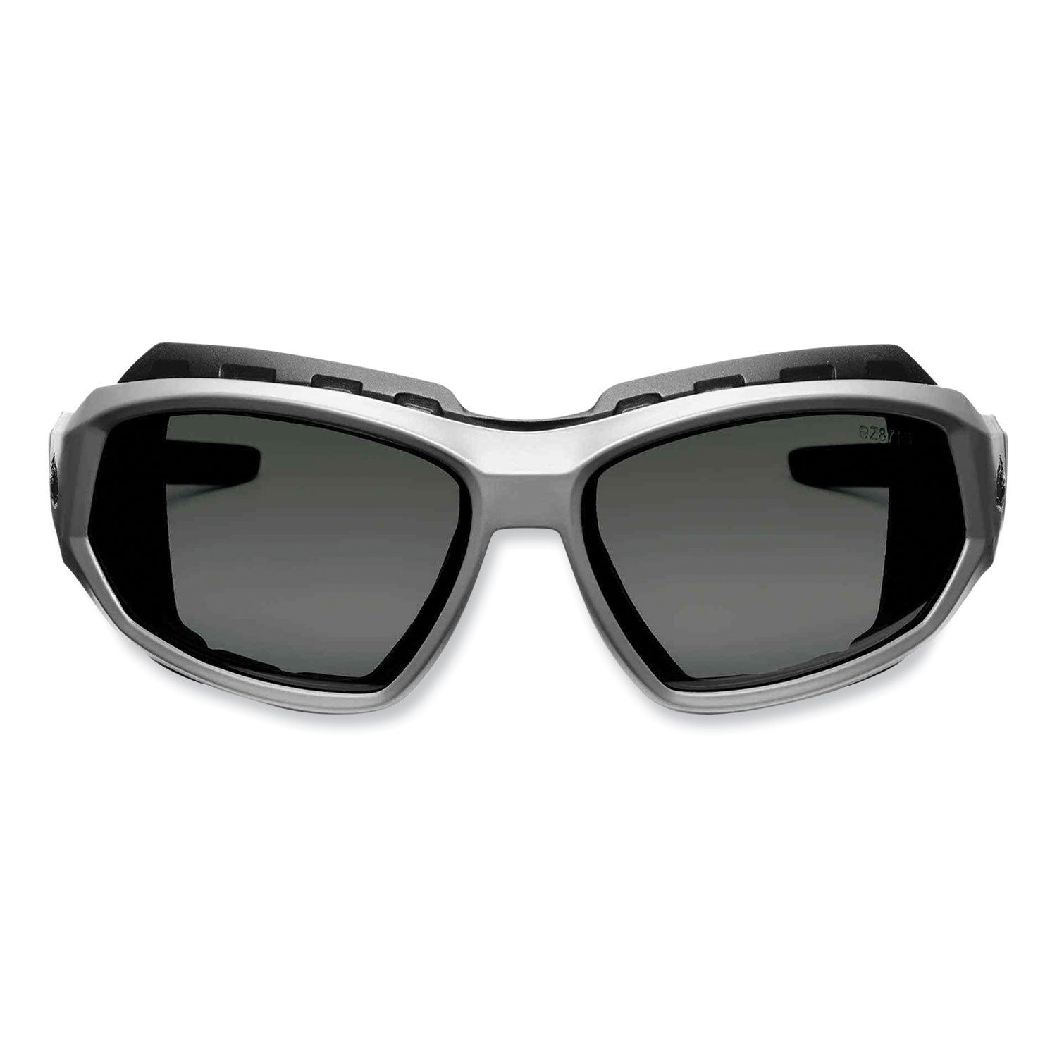 Skullerz Loki Safety Glasses/Goggles, Matte Gray Nylon Impact Frame, Polarized Smoke Polycarb Lens,Ships in 1-3 Business Days