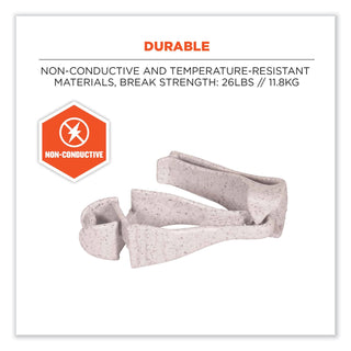 Squids 3405 Belt Clip Glove Clip Holder, 1 x 1 x 6, Acetal Copolymer, Granite, Ships in 1-3 Business Days