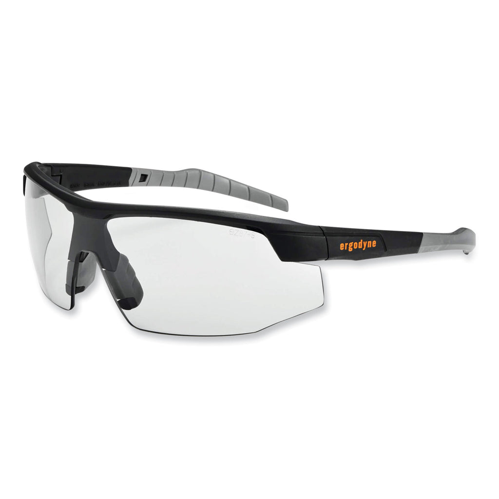 Skullerz Skoll Safety Glasses, Black Nylon Impact Frame, AntiFog, Indoor/Outdoor Polycarbon Lens, Ships in 1-3 Business Days