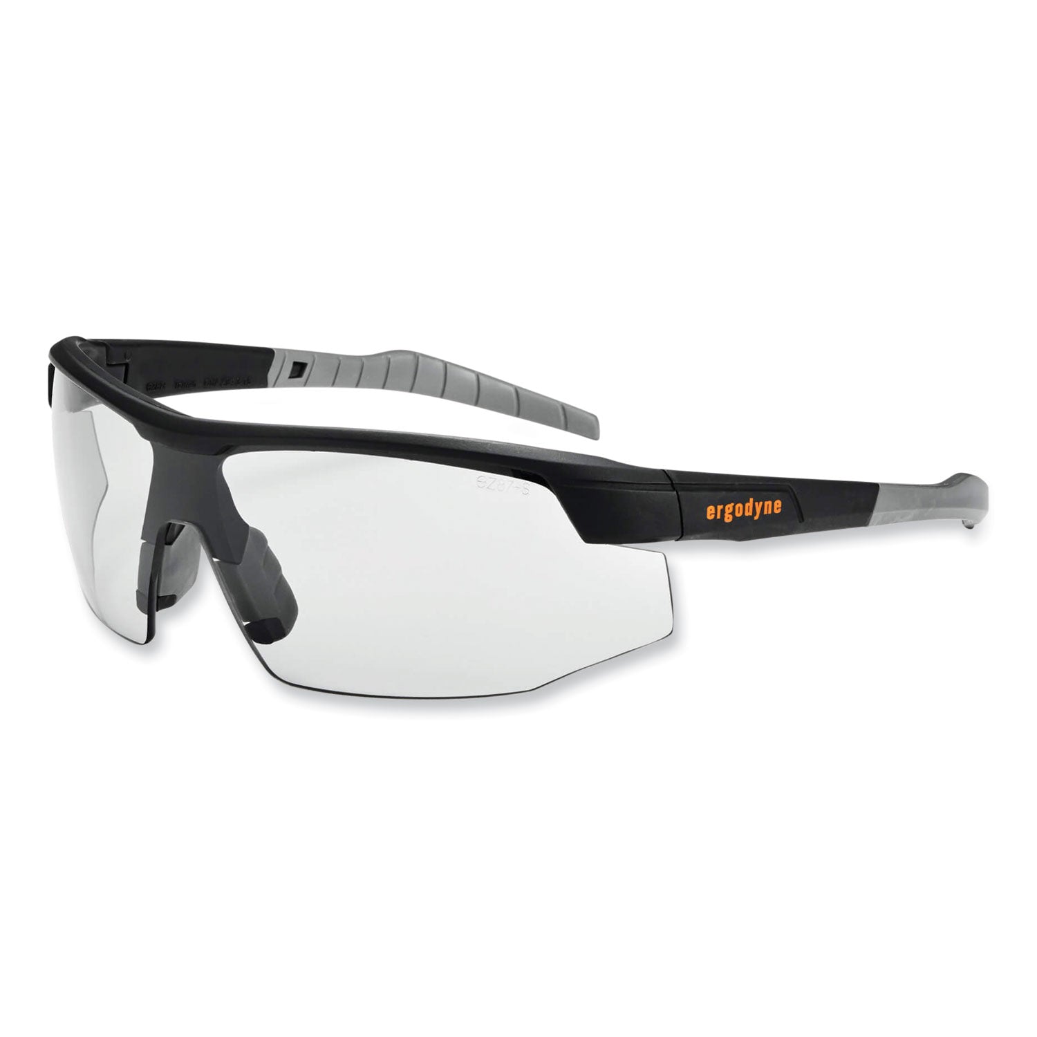 Skullerz Skoll Safety Glasses, Black Nylon Impact Frame, AntiFog, Indoor/Outdoor Polycarbon Lens, Ships in 1-3 Business Days