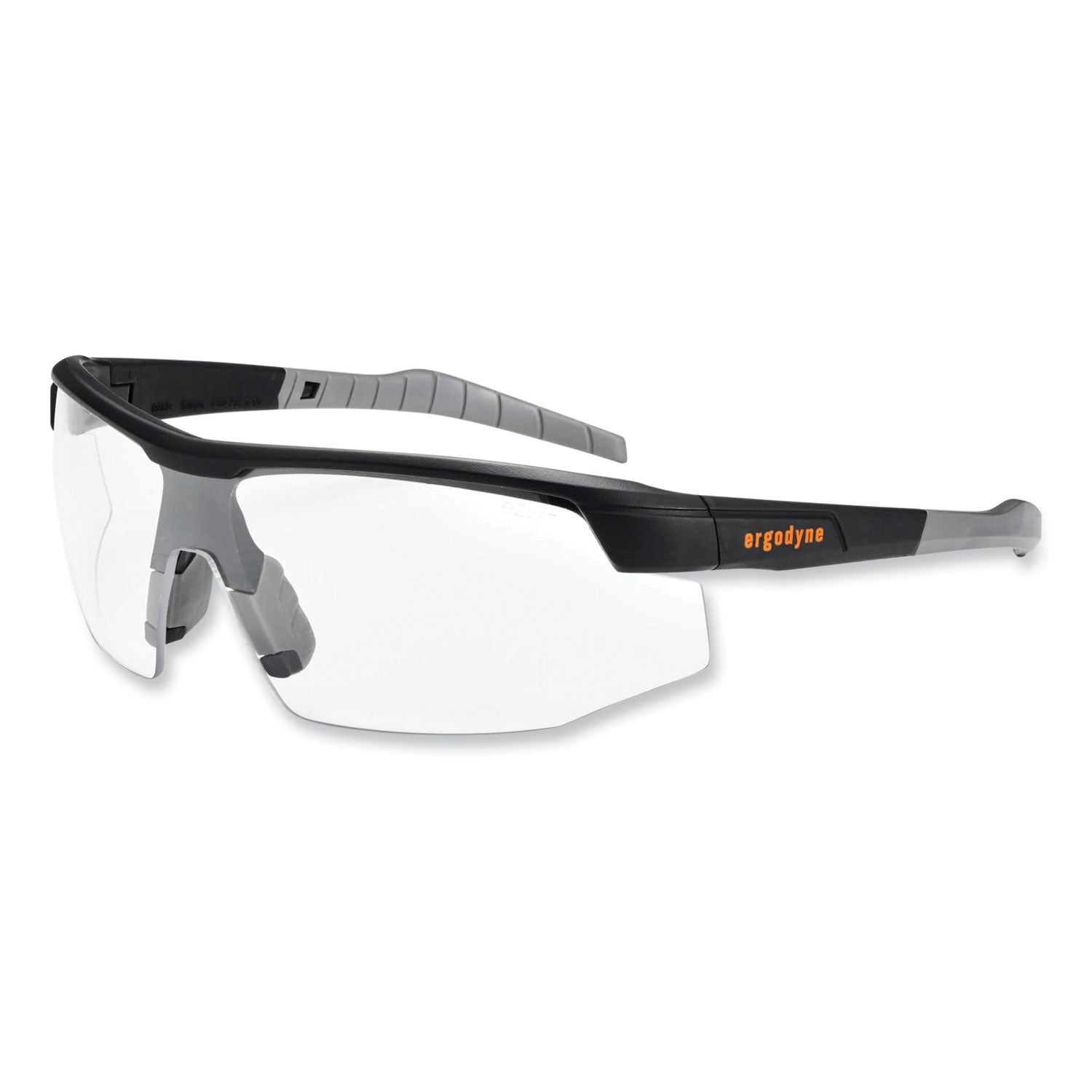 Skullerz Skoll Safety Glasses, Matte Black Nylon Impact Frame, Clear Polycarbonate Lens, Ships in 1-3 Business Days