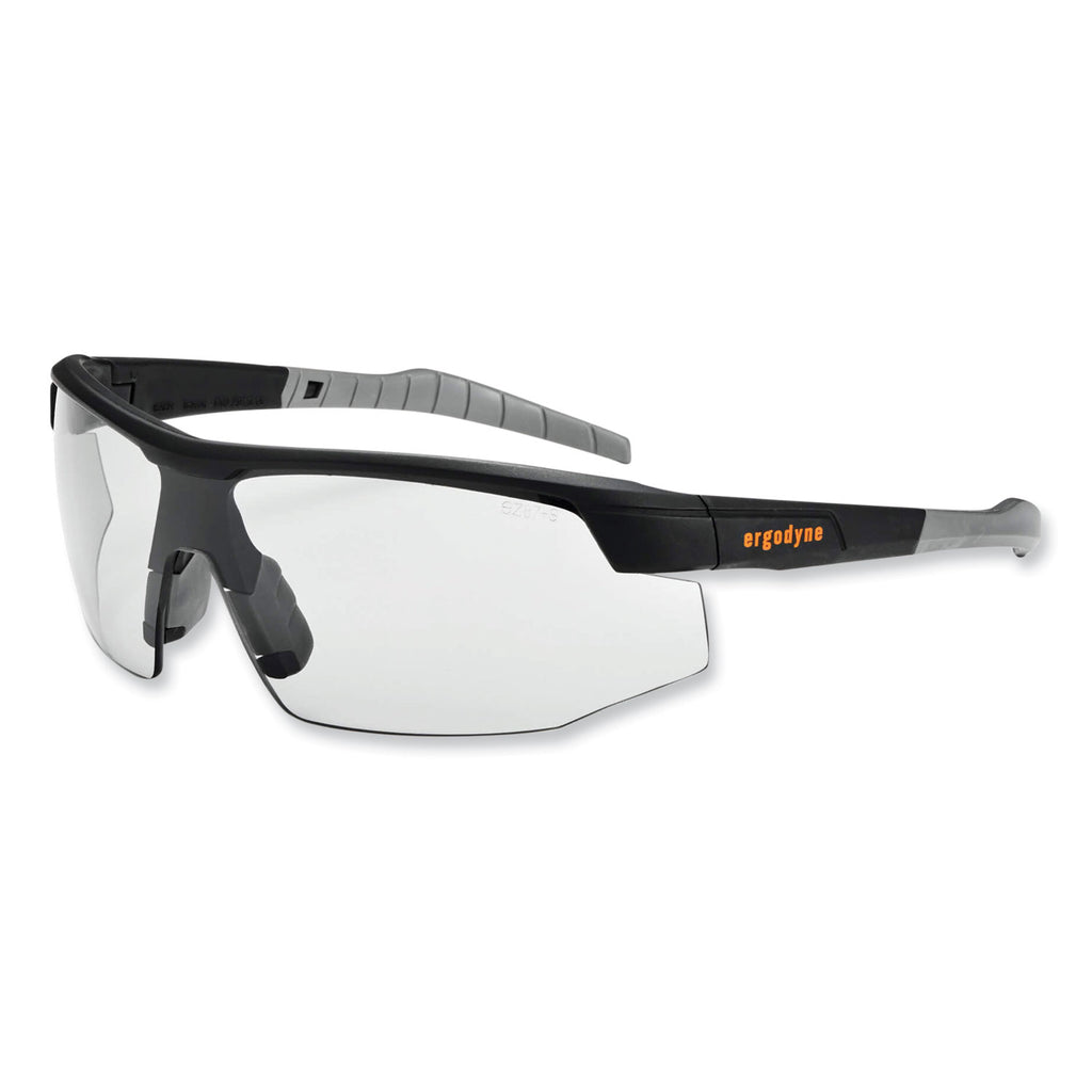 Skullerz Skoll Safety Glasses, Matte Black Nylon Impact Frame, Indoor/Outdoor Polycarbonate Lens, Ships in 1-3 Business Days