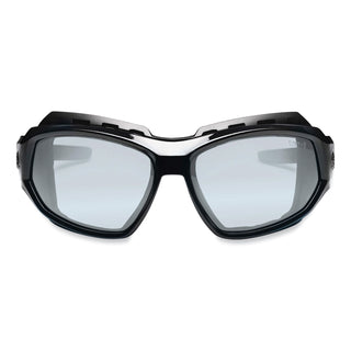 Skullerz Loki Safety Glasses/Goggles, Black Nylon Impact Frame, AntiFog Indr/Outdr Polycarb Lens, Ships in 1-3 Business Days