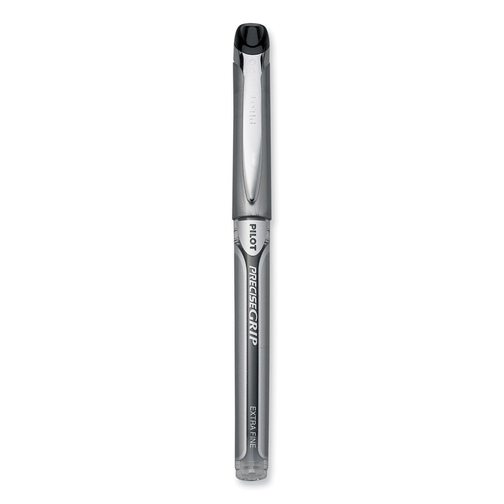 Precise Grip Roller Ball Pen, Stick, Extra-Fine 0.5 mm, Black Ink, Black Barrel