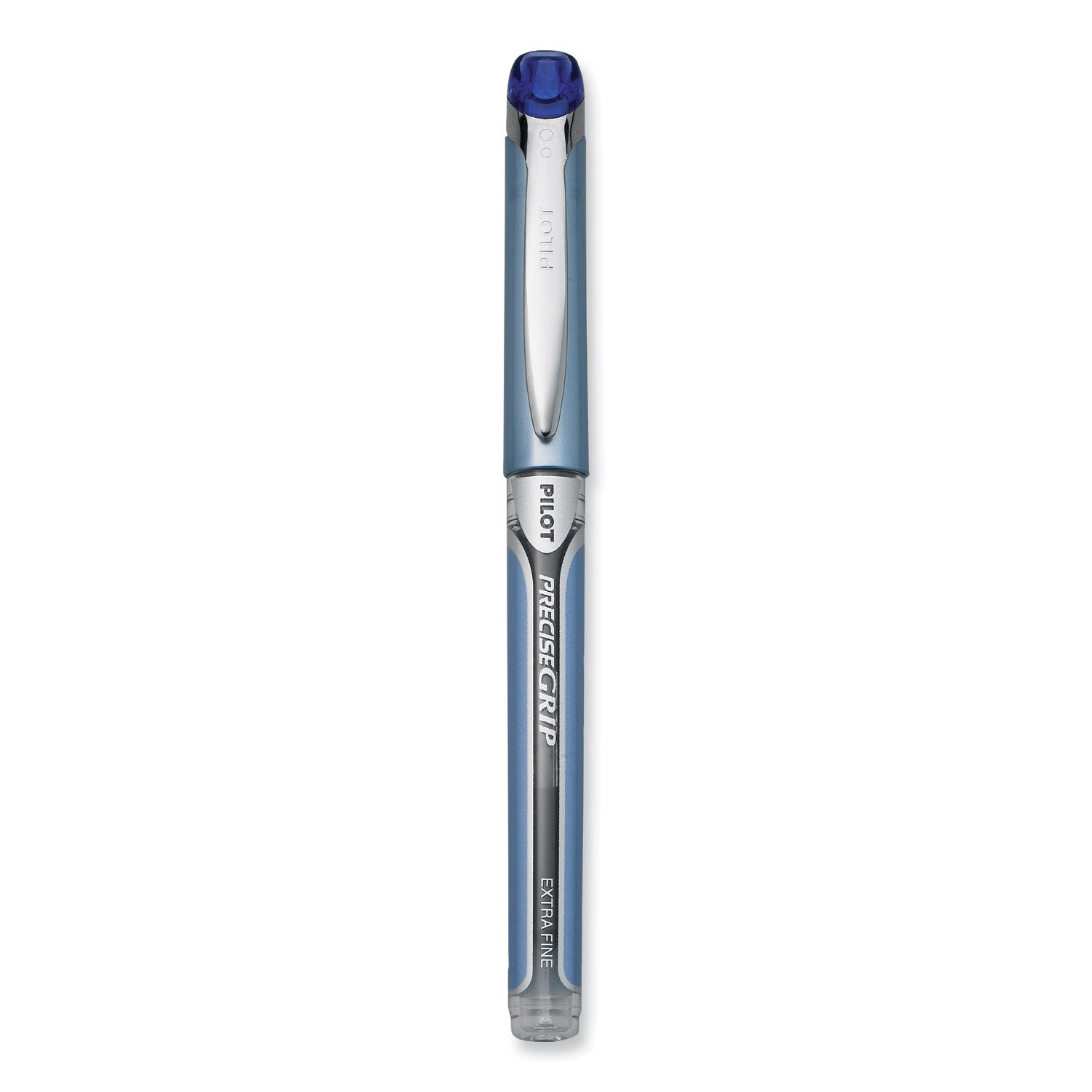 Precise Grip Roller Ball Pen, Stick, Extra-Fine 0.5 mm, Blue Ink, Blue Barrel