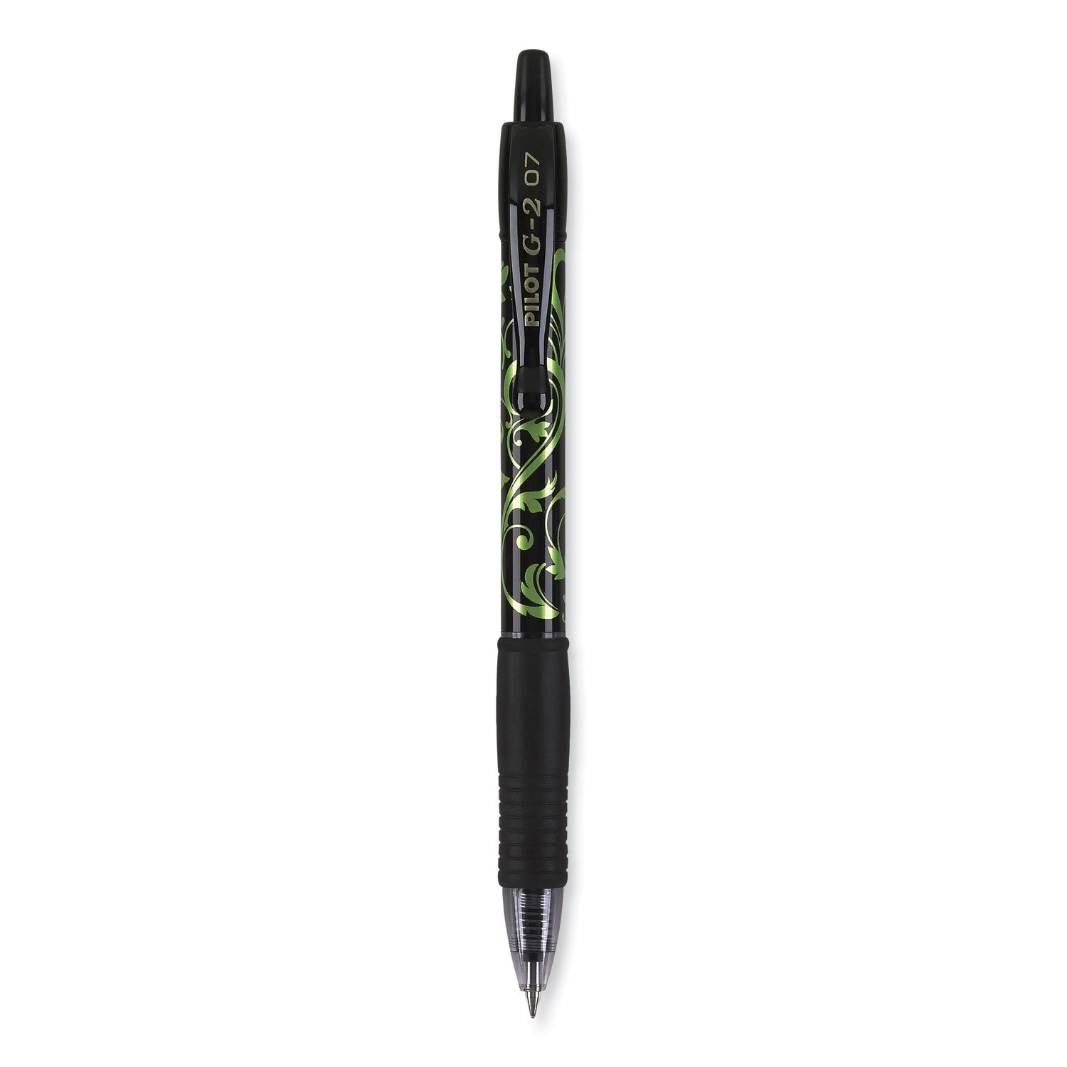 G2 Fashion Premium Gel Pen, Retractable, Fine 0.7 mm, Black Ink, Assorted Barrel Colors, 5/Pack