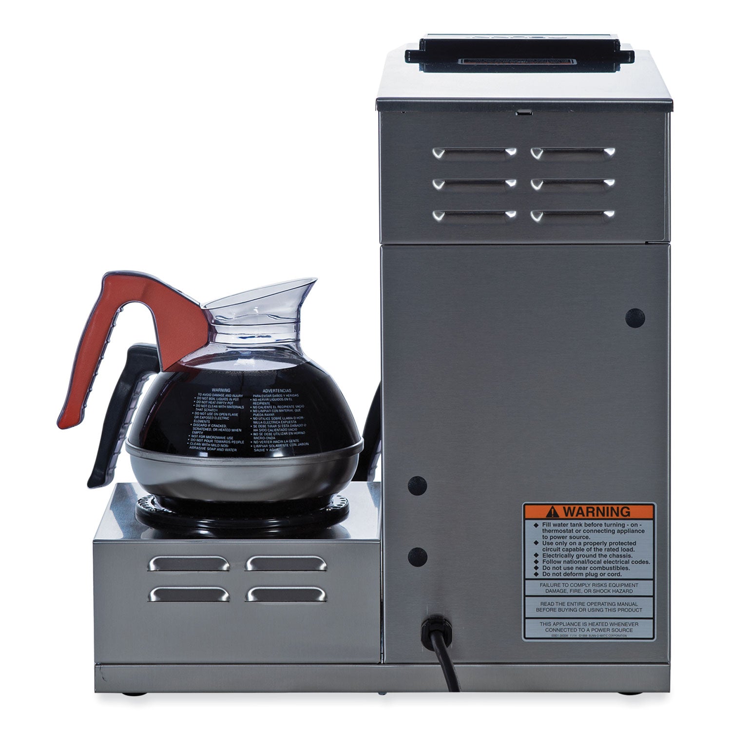 vp17-3-12-cup-pour-over-coffee-maker-with-three-warmers-stainless-steel-black-ships-in-7-10-business-days_bun133000003 - 4