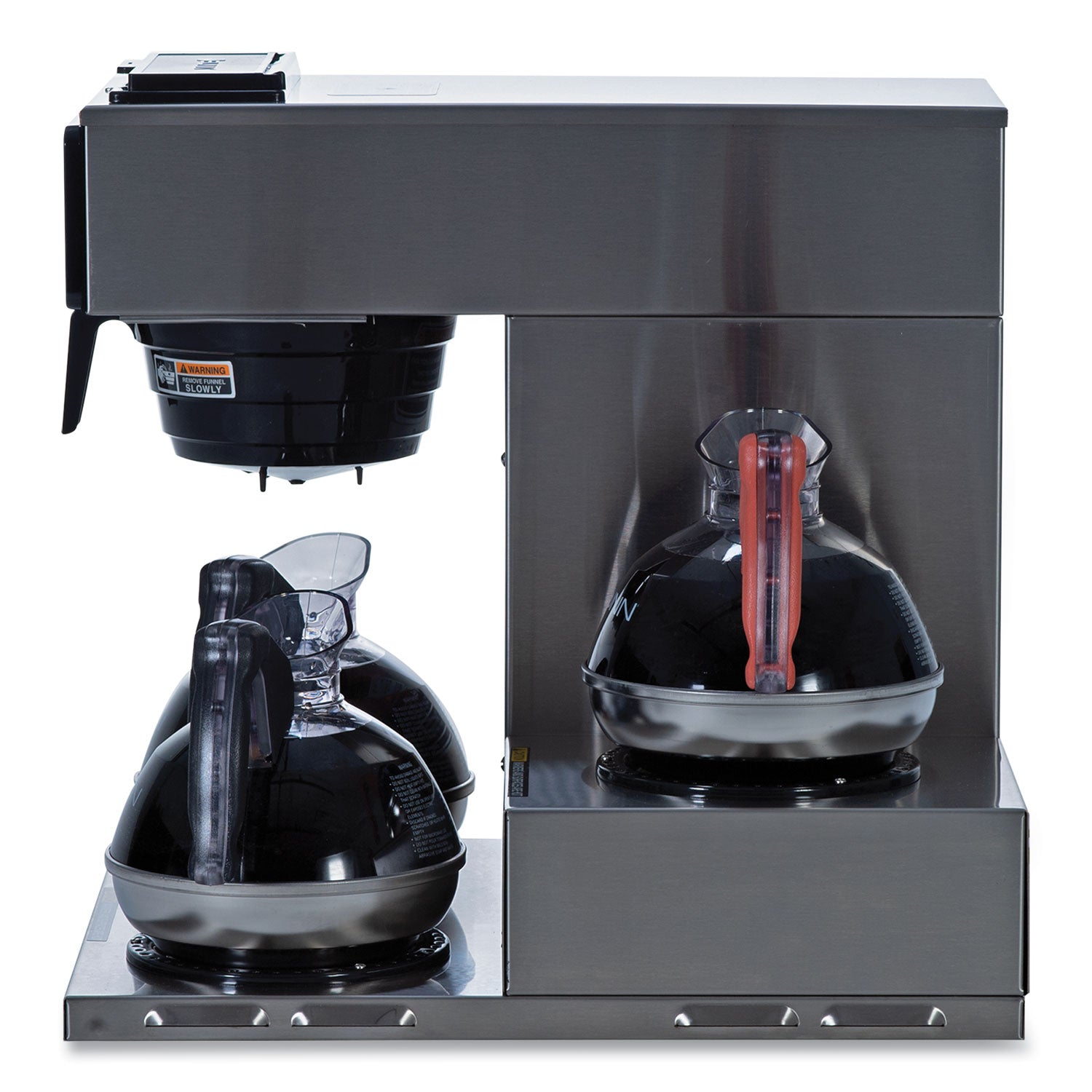 vp17-3-12-cup-pour-over-coffee-maker-with-three-warmers-stainless-steel-black-ships-in-7-10-business-days_bun133000003 - 6