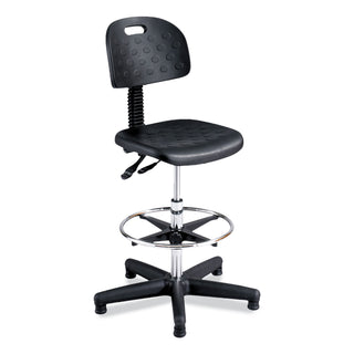 soft-tough-deluxe-workbench-chair-supports-250-lb-22-to-32-high-black-seat-black-silver-base-ships-in-1-3-business-days_saf6912 - 1