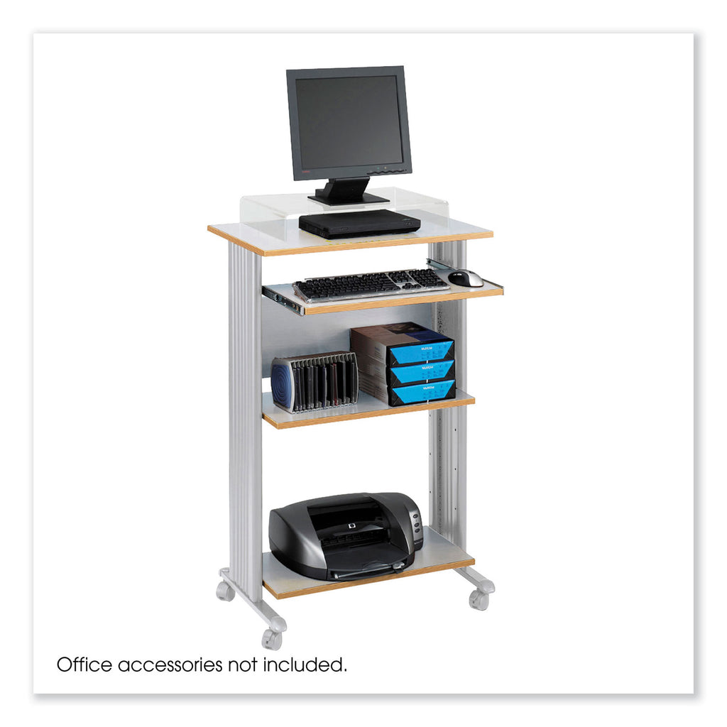 Muv Standing Desk, 29.5" x 22" x 45", Gray, Ships in 1-3 Business Days