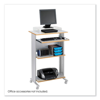 Muv Standing Desk, 29.5" x 22" x 45", Gray, Ships in 1-3 Business Days