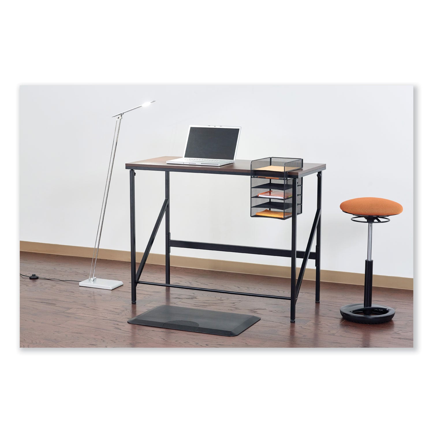 Onyx Horizontal Hanging Storage, 5 Sections, Letter Size Files, 10.25" x 12.4" x 14.4", Black, Ships in 1-3 Business Days