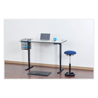Onyx Horizontal Hanging Storage, 5 Sections, Letter Size Files, 10.25" x 12.4" x 14.4", Black, Ships in 1-3 Business Days