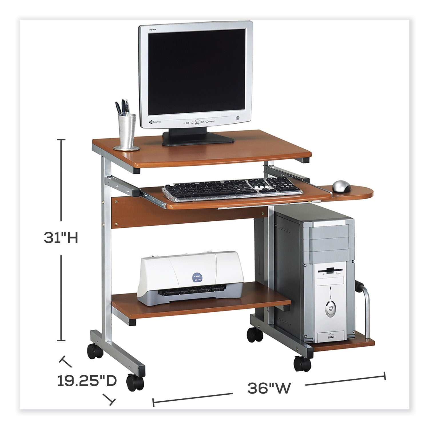 eastwinds-series-portrait-pc-desk-cart-36-x-1925-x-31-medium-cherry-ships-in-1-3-business-days_saf946mec - 3