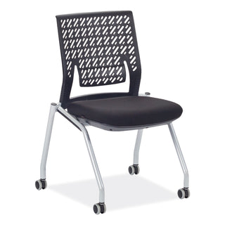 thesis-training-chair-w-flex-back-support-up-to-250-lb-18-high-black-seat-gray-base-2-carton-ships-in-1-3-business-days_safktx2sbblk - 1