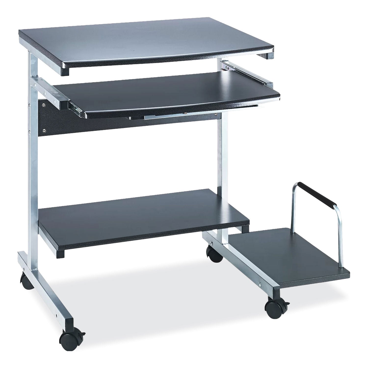 Mayline - Eastwinds Portrait Mobile PC Workstation, 36?w x 19?d x 31h, Anthracite, Sold as 1 EA