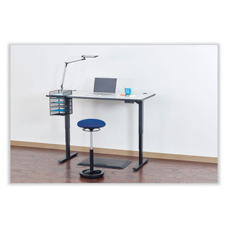 Onyx Horizontal Hanging Storage, 5 Sections, Letter Size Files, 10.25" x 12.4" x 14.4", Black, Ships in 1-3 Business Days