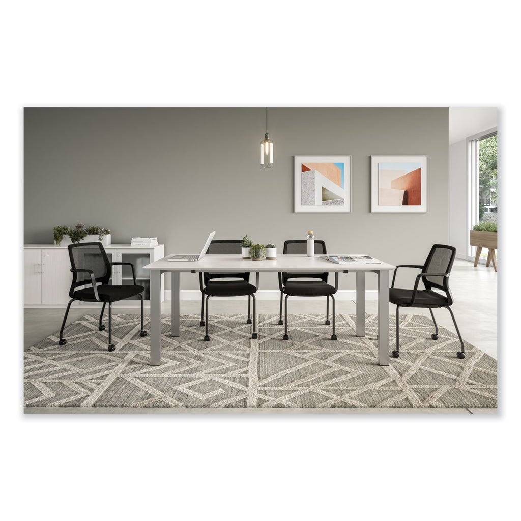 Medina Guest Chair, Supports Up to 275 lb, 18" Seat Height, Black Seat/Back/Base, Ships in 1-3 Business Days