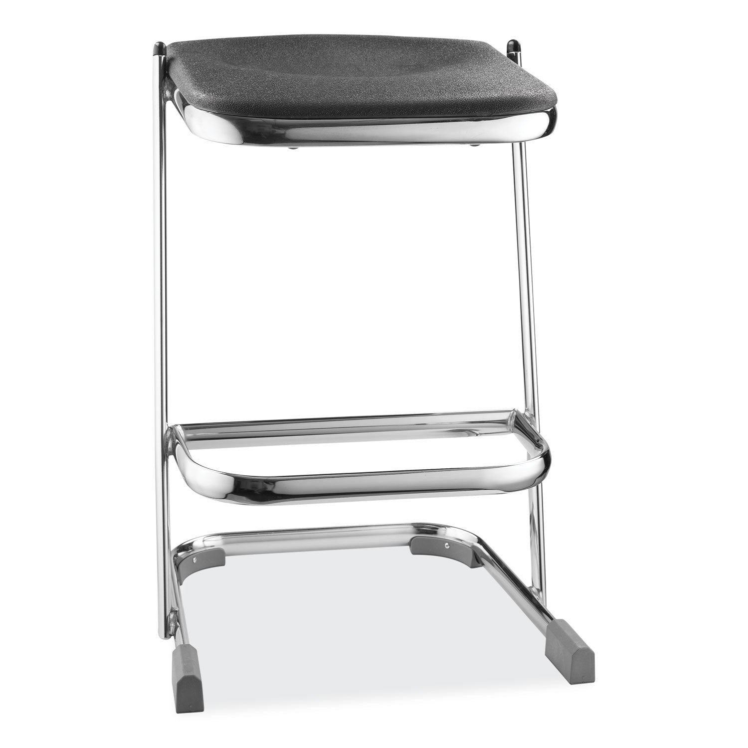6600-series-elephant-z-stool-backless-supports-up-to-500lb-24-seat-height-black-seat-chrome-frameships-in-1-3-bus-days_nps6624 - 2