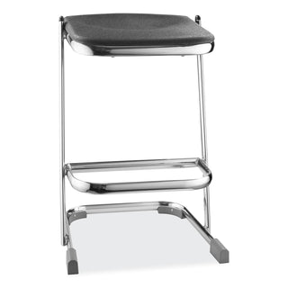 6600-series-elephant-z-stool-backless-supports-up-to-500lb-24-seat-height-black-seat-chrome-frameships-in-1-3-bus-days_nps6624 - 2