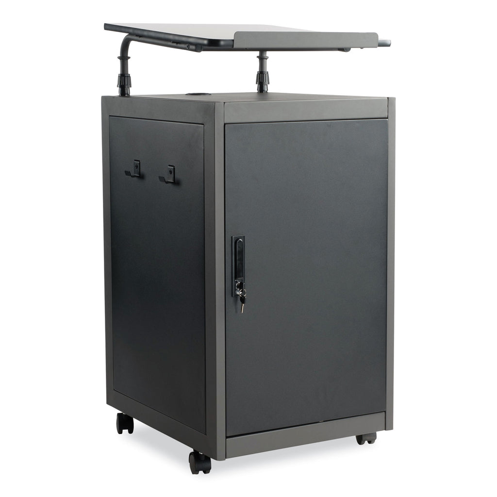 teachers-workpod-lectern-20-x-24-x-41-charcoal-slate-black-ships-in-1-3-business-days_npstwpl - 1