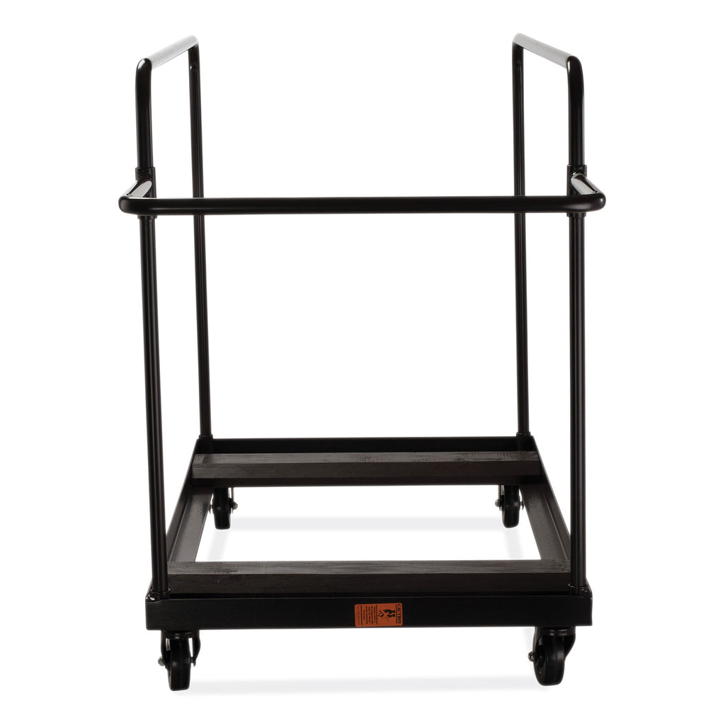 Folding Table Dolly for Round Tables, 660 lb Capacity, 40.5 x 28 x 61.5, Brown, Ships in 1-3 Business Days