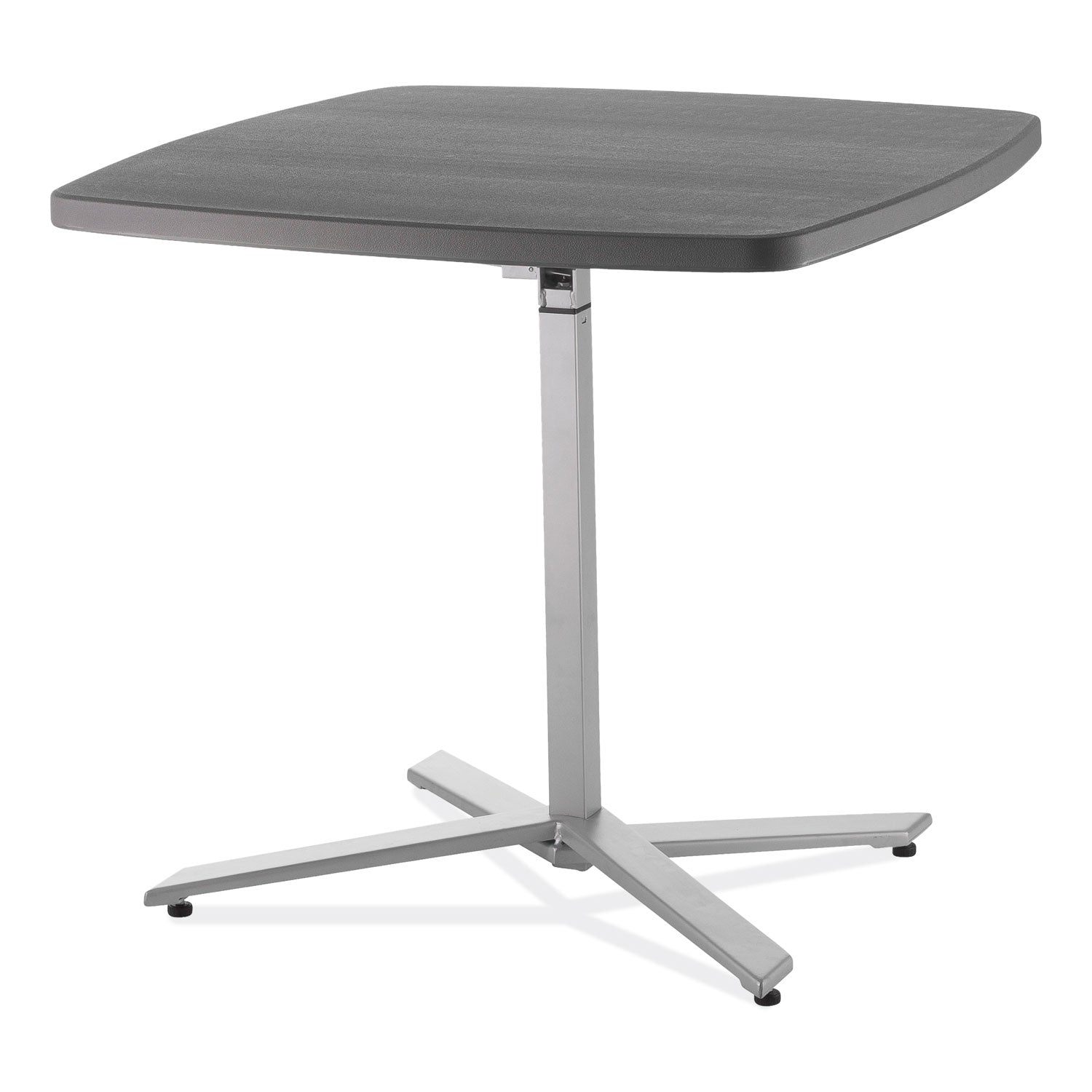 cafe-time-adjustable-height-table-square-36w-x-36d-x-30-to-42h-charcoal-slate-ships-in-1-3-business-days_npsctt3042 - 1