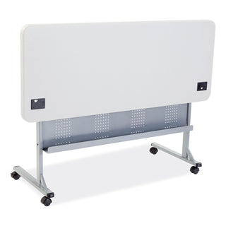 Flip-N-Store Training Table, Rectangular, 24 x 60 x 29.5, Speckled Gray, Ships in 1-3 Business Days
