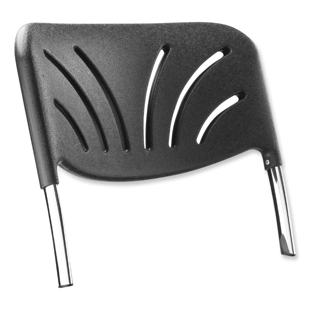 Backrest for NPS 6600 Series Elephant Z-Stools, 16.25 x 4.5 x 19, Plastic/Steel, Black, Ships in 1-3 Business Days