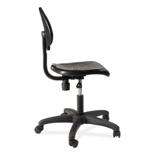 6700 Series Polyurethane Adj Height Task Chair, Supports 300 lb, 16"-21" Seat Ht, Black Seat/Back/Base, Ships in 1-3 Bus Days