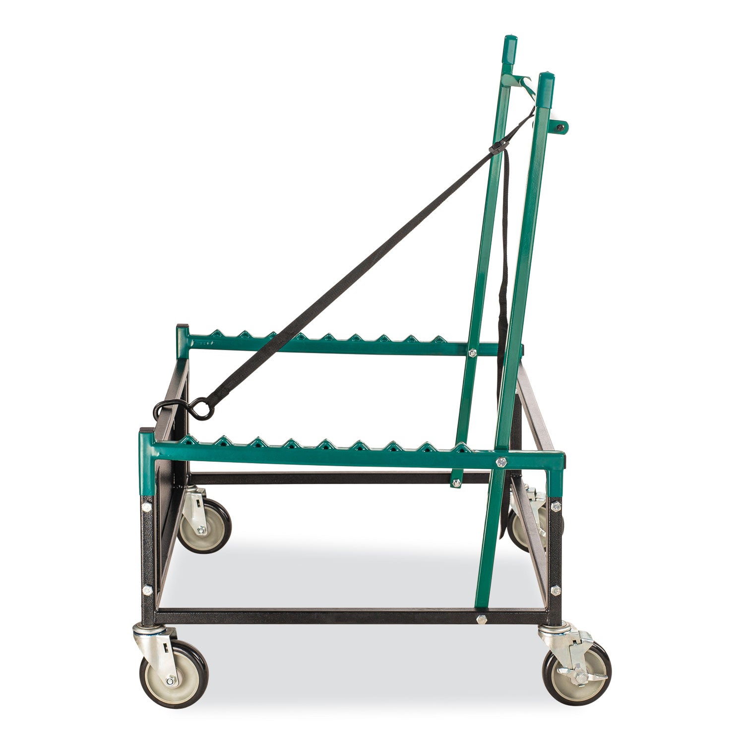 Table Assist Dolly, 1,000 lb Capacity, 38 x 30 x 44.5, Black/Green, Ships in 1-3 Business Days