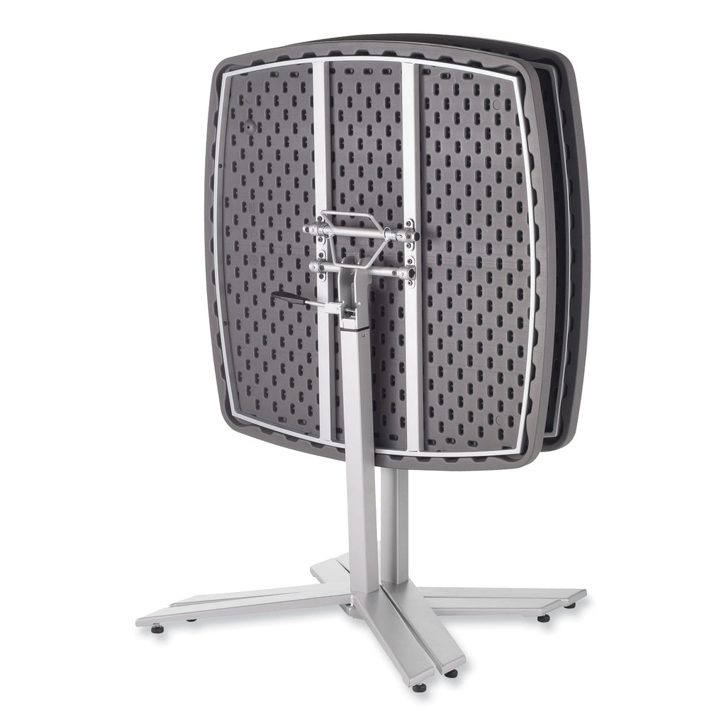 cafe-time-adjustable-height-table-square-36w-x-36d-x-30-to-42h-charcoal-slate-ships-in-1-3-business-days_npsctt3042 - 2