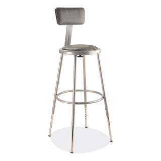 6400-series-height-adjustable-heavy-duty-padded-stool-w-backrest-supports-300lb-25-33-seat-ht-grayships-in-1-3-bus-days_nps6424hb - 1