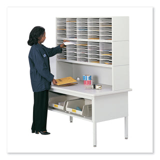 E-Z Sort Sorting Table Base, 60w x 30d x 28 to 36h, Black, Ships in 1-3 Business Days