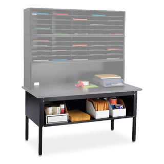 e-z-sort-sorting-table-base-60w-x-30d-x-28-to-36h-black-ships-in-1-3-business-days_saf7749bl - 4