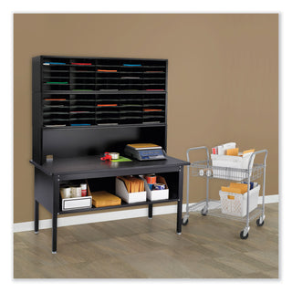 e-z-sort-sorting-table-base-60w-x-30d-x-28-to-36h-black-ships-in-1-3-business-days_saf7749bl - 3