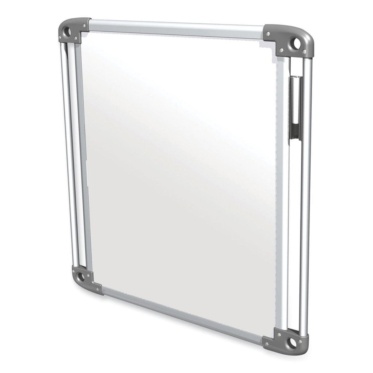 Nexus Double-Sided Portable Whiteboard Tablet, 27.88x27.88, White Surface, Satin Aluminum Frame, Ships in 7-10 Business Days