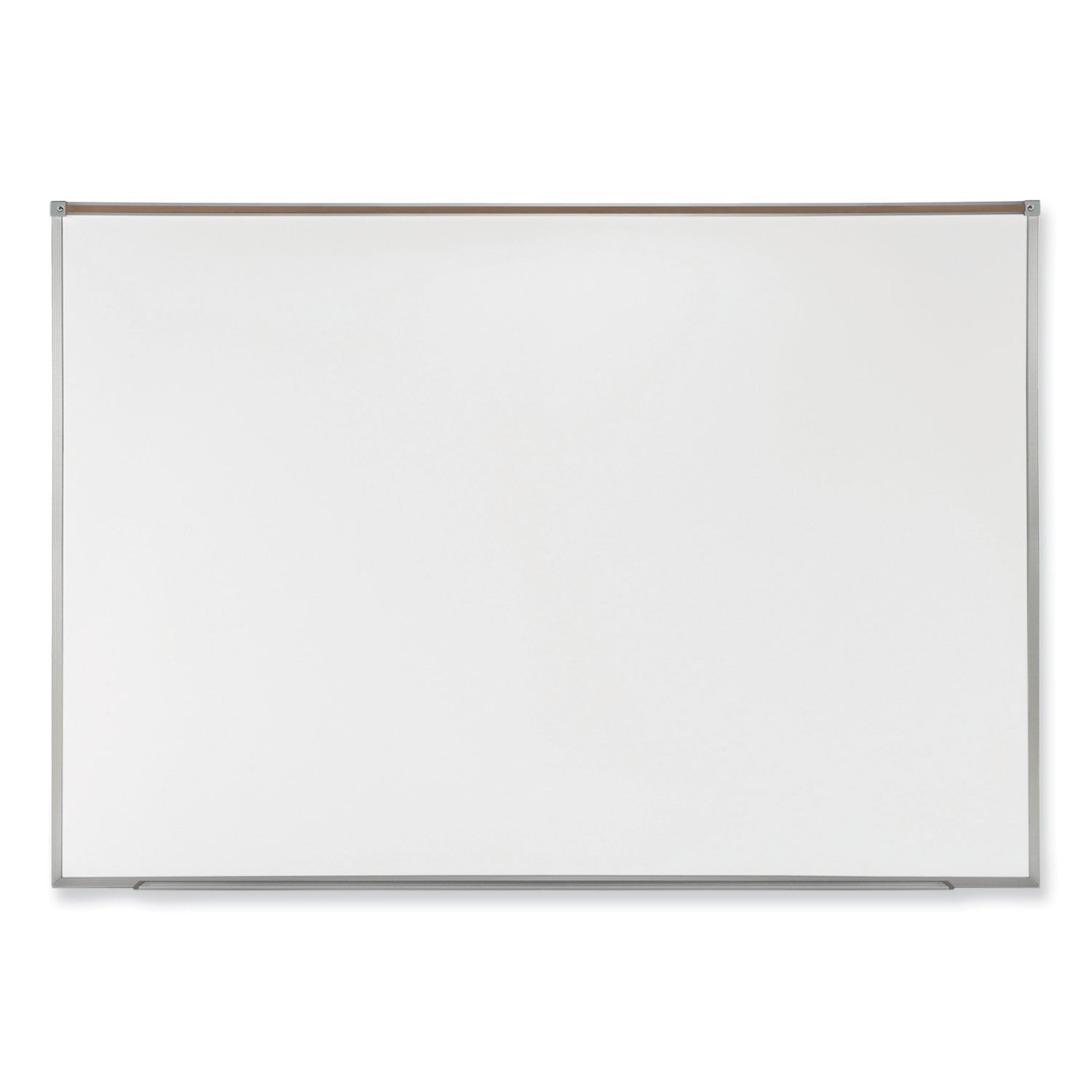 Proma Magnetic Porcelain Projection Whiteboard w/Satin Aluminum Frame, 96.5 x 48.5, White Surface,Ships in 7-10 Business Days - 