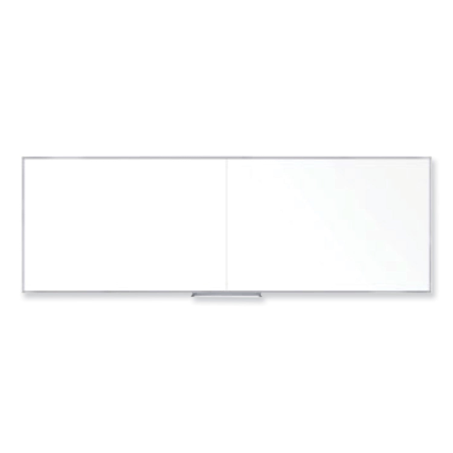 non-magnetic-whiteboard-with-aluminum-frame-14463-x-4847-white-surface-satin-aluminum-frame-ships-in-7-10-business-days_ghem24124 - 1