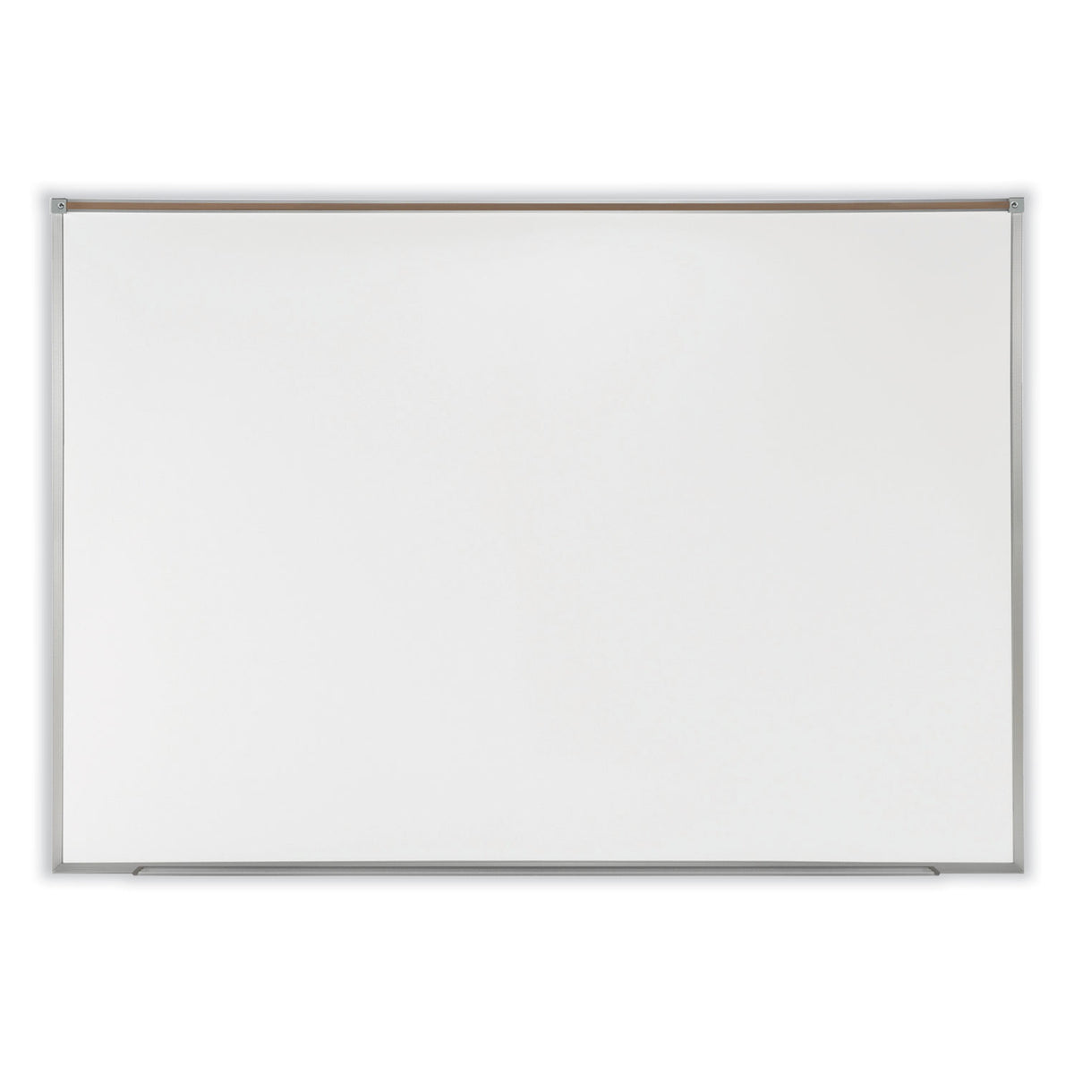 Proma Magnetic Porcelain Projection Whiteboard w/Satin Aluminum Frame, 48.5 x 36.5, White Surface,Ships in 7-10 Business Days