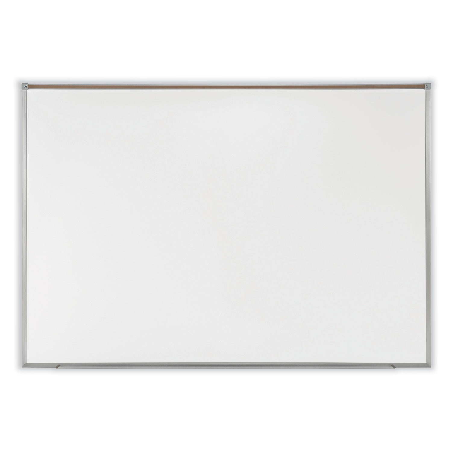 Proma Magnetic Porcelain Projection Whiteboard w/Satin Aluminum Frame, 48.5 x 36.5, White Surface,Ships in 7-10 Business Days