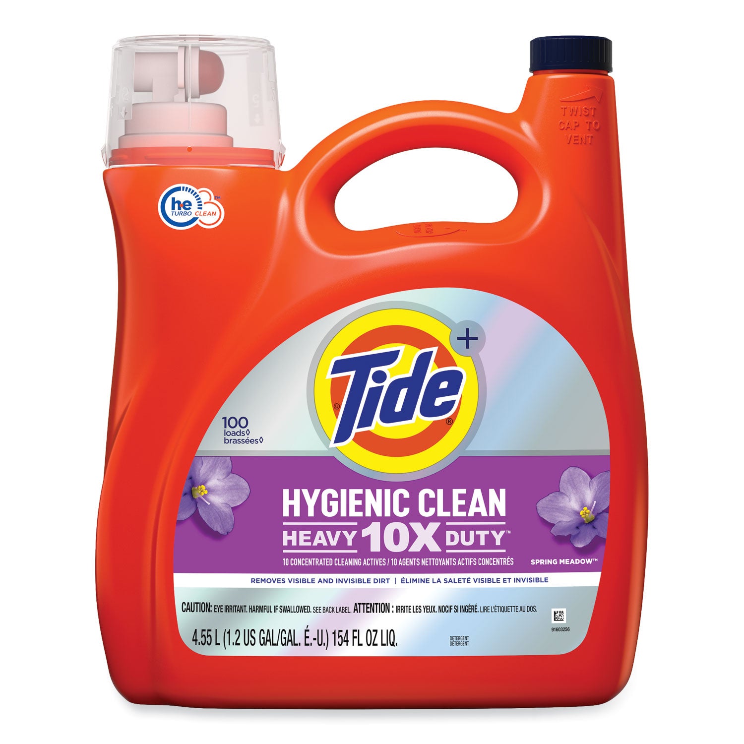 hygienic-clean-heavy-10x-duty-liquid-laundry-detergent-spring-meadow-154-oz-bottle-4-carton_pgc27646 - 1